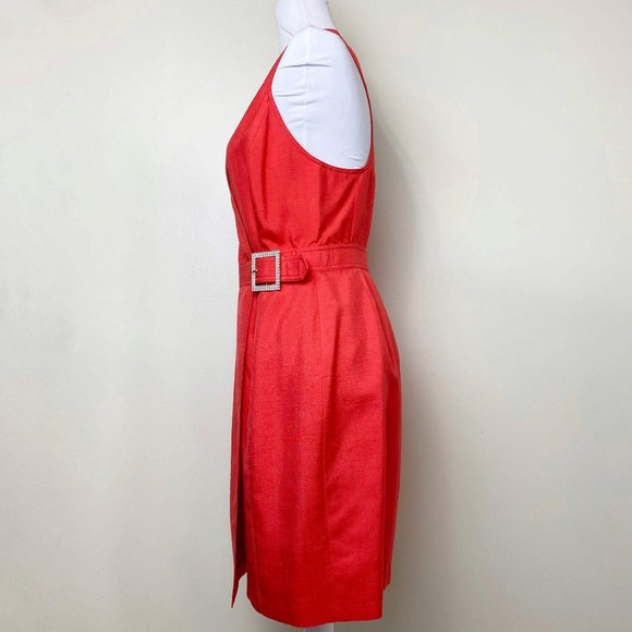 Vintage Isaac Mizrahi 100% Silk Red Wrap D… - Picture 2 of 15